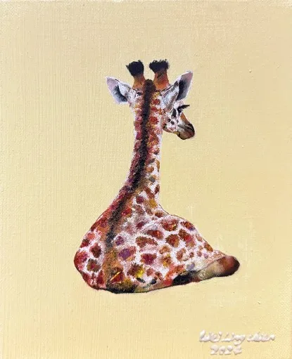 嗨！慢一點 Baby Giraffe - 嬌羞的長頸鹿寶寶