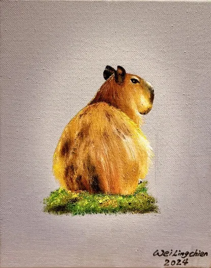 嗨！慢一點Baby Capybara  - 人生就是，急也沒用