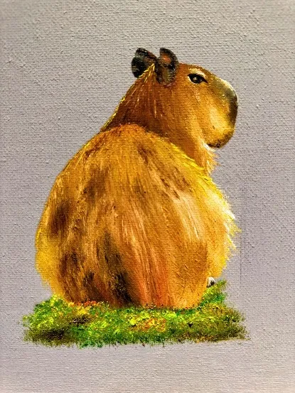 嗨！慢一點Baby Capybara  - 人生就是，急也沒用